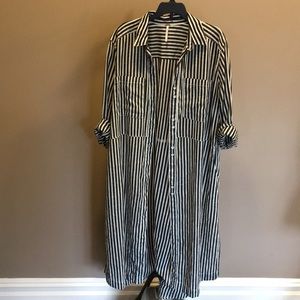 Free People Long Shirtdress